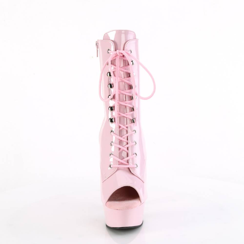 Pleaser - DELIGHT-1021 Plateau Laarzen - Roze